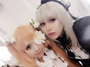 Rating: Safe Score: 0 Tags: 2girls bangs blonde_hair closed_mouth face flower hair_flower hair_ornament lips long_hair looking_at_viewer multiple_cosplay multiple_girls portrait sisters tagme white_flower white_rose User: admin