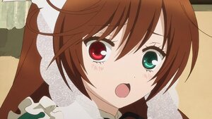 Rating: Safe Score: 0 Tags: 1girl blush brown_hair close-up eyebrows_visible_through_hair face frills image open_mouth red_eyes short_hair solo suiseiseki User: admin