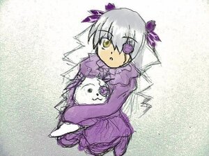 Rating: Safe Score: 0 Tags: 1girl barasuishou blush dress eyepatch image long_sleeves looking_at_viewer purple_dress purple_footwear purple_theme sitting solo yellow_eyes User: admin