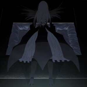 Rating: Safe Score: 0 Tags: 1girl dark dress frills image long_hair long_sleeves necktie solo standing suigintou User: admin