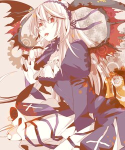 Rating: Safe Score: 0 Tags: 1girl commentary_request dress frills gothic_lolita hairband hall_jion image juliet_sleeves licking licking_finger lolita_fashion long_hair long_sleeves puffy_sleeves red_eyes ribbon rozen_maiden solo suigintou tongue tongue_out white_hair wings User: admin