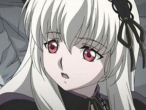 Rating: Safe Score: 0 Tags: 1girl bangs black_ribbon blush dress eyebrows_visible_through_hair face hair_ribbon image long_hair looking_at_viewer ribbon simple_background solo suigintou User: admin