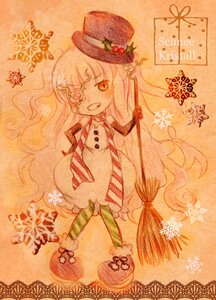 Rating: Safe Score: 0 Tags: 1girl auto_tagged dress food fruit hair_ornament hat image kirakishou long_hair open_mouth pantyhose smile solo striped striped_legwear traditional_media very_long_hair watercolor_(medium) User: admin