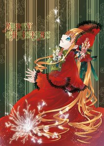 Rating: Safe Score: 0 Tags: 1girl blonde_hair blue_eyes bonnet bow capelet dress drill_hair flower frills image long_hair long_sleeves profile red_capelet red_dress shinku solo very_long_hair User: admin