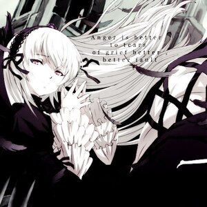 Rating: Safe Score: 0 Tags: 1girl dress feathers flower frilled_sleeves frills hairband image long_hair long_sleeves looking_at_viewer monochrome ribbon solo suigintou very_long_hair wings User: admin