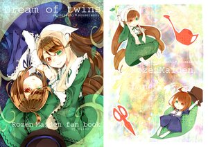 Rating: Safe Score: 0 Tags: brown_hair dress flower green_dress green_eyes hat head_scarf heterochromia image long_hair pair red_eyes scissors short_hair siblings sisters smile souseiseki suiseiseki top_hat twins very_long_hair watering_can User: admin