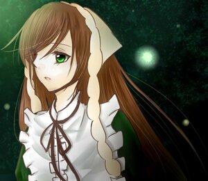 Rating: Safe Score: 0 Tags: 1girl braid brown_hair dress frills green_eyes hat head_scarf heterochromia image long_hair long_sleeves looking_at_viewer outdoors red_eyes solo suiseiseki upper_body very_long_hair User: admin