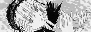 Rating: Safe Score: 0 Tags: 1girl frills greyscale hairband image looking_at_viewer monochrome outdoors ribbon solo suigintou upper_body User: admin