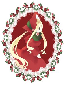 Rating: Safe Score: 0 Tags: 1girl auto_tagged blonde_hair blue_eyes bonnet bow capelet dress flower image long_hair long_sleeves pink_rose red_flower red_rose rose rose_petals shinku sidelocks solo thorns twintails very_long_hair User: admin