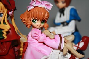 Rating: Safe Score: 0 Tags: blonde_hair blurry blurry_background blurry_foreground bow depth_of_field doll dress figure green_eyes hat hina_ichigo long_sleeves motion_blur multiple_dolls multiple_girls photo pink_bow pink_dress short_hair tagme User: admin