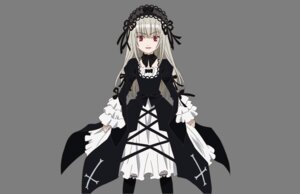 Rating: Safe Score: 0 Tags: 1girl :d bangs black_background black_dress black_ribbon dress eyebrows_visible_through_hair frills gothic_lolita hairband juliet_sleeves lolita_fashion lolita_hairband long_hair long_sleeves looking_at_viewer open_mouth red_eyes ribbon rose smile solo standing suigintou transparent_background very_long_hair wide_sleeves wings User: admin