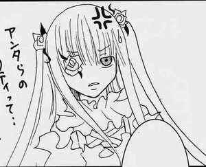 Rating: Safe Score: 0 Tags: 1girl anger_vein angry dress greyscale hair_ornament image kirakishou long_hair looking_at_viewer monochrome rose solo upper_body User: admin