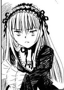 Rating: Safe Score: 0 Tags: 1girl bangs closed_mouth dress greyscale hairband image long_hair long_sleeves looking_at_viewer monochrome simple_background solo suigintou upper_body white_background User: admin