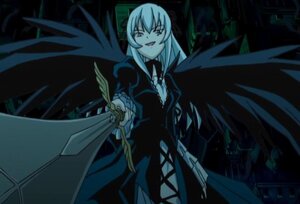 Rating: Safe Score: 0 Tags: 1girl dark dress holding holding_sword holding_weapon image long_sleeves open_mouth solo suigintou sword weapon wings User: admin