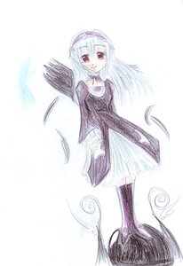 Rating: Safe Score: 0 Tags: 1girl auto_tagged black_wings boots detached_collar dress feathers frills full_body image knee_boots long_hair long_sleeves looking_at_viewer red_eyes solo standing suigintou white_background wings User: admin