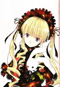 Rating: Safe Score: 0 Tags: 1girl blonde_hair blue_eyes bonnet image long_hair looking_at_viewer shinku simple_background solo twintails white_background User: admin