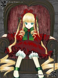 Rating: Safe Score: 0 Tags: 1girl blonde_hair bloomers bonnet bow bowtie cup dress frills full_body green_bow image long_hair long_sleeves looking_at_viewer red_dress rose shinku sitting solo twintails underwear very_long_hair User: admin