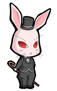 Rating: Safe Score: 0 Tags: 1boy blush_stickers cane formal full_body hat image laplace_no_ma pants red_eyes simple_background solo standing striped suit top_hat white_background User: admin
