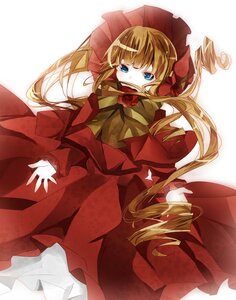 Rating: Safe Score: 0 Tags: 1girl blonde_hair blue_eyes bonnet bow bowtie curly_hair dress drill_hair flower hat highres image long_hair long_sleeves pink_bow red_dress red_flower red_rose rose rozen_maiden shinku solo tsukioka_tsukiho twintails User: admin