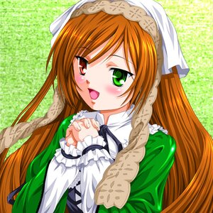Rating: Safe Score: 0 Tags: 1girl :d blush brown_hair dress field frills grass green_background green_dress green_eyes hands_clasped head_scarf heterochromia image interlocked_fingers long_hair long_sleeves looking_at_viewer maatan open_mouth orange_hair own_hands_together plant praying red_eyes rozen_maiden smile solo suiseiseki upper_body very_long_hair User: admin