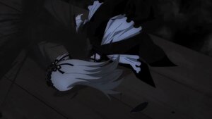 Rating: Safe Score: 0 Tags: 1girl black_ribbon black_wings dress flower frills hair_ribbon hairband image lolita_hairband long_hair long_sleeves ribbon silver_hair solo suigintou wide_sleeves wings User: admin