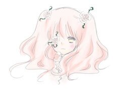 Rating: Safe Score: 0 Tags: 1girl animal_ear_fluff animal_ears bangs blush closed_mouth eyebrows_visible_through_hair hair_between_eyes hair_ornament image kirakishou looking_at_viewer pink_hair simple_background smile solo striped white_background User: admin