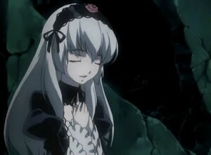 Rating: Safe Score: 0 Tags: 1girl black_dress closed_eyes closed_mouth dress frilled_sleeves frills hairband image long_hair long_sleeves silver_hair solo suigintou upper_body very_long_hair wings User: admin