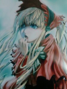 Rating: Safe Score: 0 Tags: 1girl bangs blonde_hair blue_eyes blurry blurry_background blurry_foreground bow depth_of_field hat image long_hair ribbon shinku solo upper_body User: admin