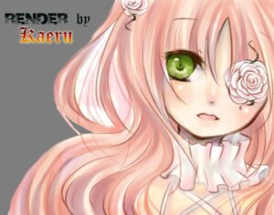 Rating: Safe Score: 0 Tags: 1girl blush flower green_eyes hair_ornament image kirakishou long_hair open_mouth pink_hair rose solo white_flower white_rose User: admin