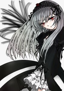 Rating: Safe Score: 0 Tags: 1girl auto_tagged black_dress black_wings dress flower frills gothic_lolita hairband image lolita_fashion lolita_hairband long_hair long_sleeves looking_at_viewer red_eyes ribbon rose silver_hair solo suigintou wings User: admin