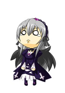 Rating: Safe Score: 0 Tags: 1girl black_wings chibi dress frills full_body hairband image long_hair long_sleeves o_o silver_hair simple_background solo striped suigintou white_background wings User: admin