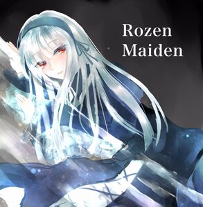 Rating: Safe Score: 0 Tags: 1girl bangs black_dress blue_dress dress eyebrows_visible_through_hair hairband hand_up image long_hair long_sleeves looking_at_viewer red_eyes ribbon smile solo suigintou User: admin