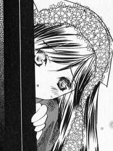 Rating: Safe Score: 0 Tags: 1girl blush face flower greyscale hair_flower hair_ornament image looking_at_viewer monochrome simple_background solo suiseiseki tears white_background User: admin