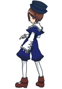 Rating: Safe Score: 0 Tags: 1girl auto_tagged bow brown_hair dress full_body hat image long_sleeves looking_at_viewer looking_back pantyhose red_eyes short_hair shorts simple_background solo souseiseki standing top_hat white_background white_legwear User: admin