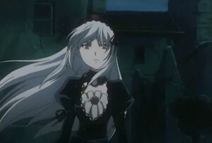 Rating: Safe Score: 0 Tags: 1girl black_dress closed_mouth dark dress expressionless frills image long_hair long_sleeves looking_at_viewer puffy_sleeves solo suigintou upper_body very_long_hair User: admin