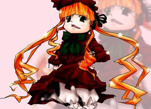 Rating: Safe Score: 0 Tags: 1girl blonde_hair bonnet bow bowtie dress green_bow green_eyes hat image long_hair long_sleeves looking_at_viewer red_dress shinku sidelocks solo standing twintails very_long_hair User: admin