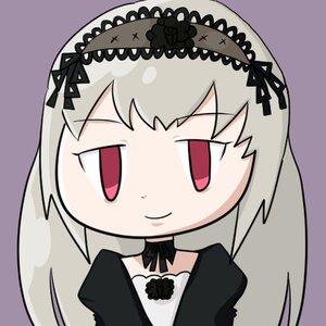 Rating: Safe Score: 0 Tags: 1girl bangs black_choker black_dress black_hairband black_ribbon choker closed_mouth collarbone dress eyebrows_visible_through_hair flower frilled_hairband hairband image long_hair looking_at_viewer purple_background ribbon rose simple_background smile solo suigintou User: admin