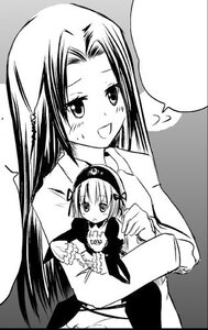 Rating: Safe Score: 0 Tags: 2girls blush dress greyscale hat image kakizaki_megu long_hair long_sleeves looking_at_viewer monochrome multiple_girls open_mouth solo suigintou User: admin