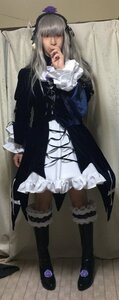 Rating: Safe Score: 0 Tags: 1girl dress frills gothic_lolita hairband lolita_fashion long_hair long_sleeves solo standing suigintou User: admin