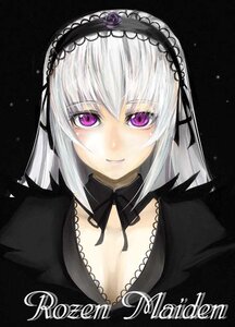 Rating: Safe Score: 0 Tags: 1girl black_ribbon blush character_name closed_mouth detached_collar flower hairband image lolita_hairband long_hair looking_at_viewer rose silver_hair simple_background smile solo suigintou white_background User: admin