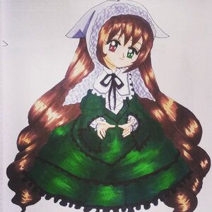 Rating: Safe Score: 0 Tags: 1girl brown_hair dress frills green_dress green_eyes head_scarf heterochromia image long_hair long_sleeves looking_at_viewer red_eyes simple_background smile solo suiseiseki very_long_hair User: admin