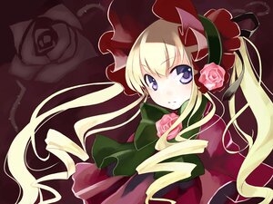 Rating: Safe Score: 0 Tags: 1girl bangs blonde_hair blue_eyes bonnet bow bowtie capelet dress drill_hair flower green_bow hat highres image long_hair long_sleeves looking_at_viewer pink_flower pink_rose red_capelet red_flower red_rose ribbon rose rozen_maiden shinku solo twintails ushiki_yoshitaka User: admin