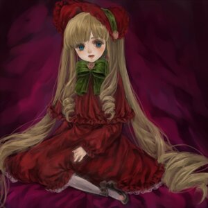 Rating: Safe Score: 0 Tags: 1girl blonde_hair blue_eyes bonnet bow bowtie commentary_request dress drill_hair full_body green_bow highres image long_hair long_sleeves looking_at_viewer pantyhose red_dress rozen_maiden shinku shoes sitting solo underwear very_long_hair yukishiro_(hitsuji) User: admin