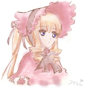 Rating: Safe Score: 0 Tags: 1girl bangs blonde_hair blue_eyes bow dress drill_hair flower image looking_at_viewer pink_bow pink_dress rose shinku simple_background solo twin_drills twintails upper_body white_background User: admin