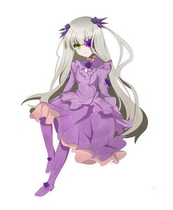 Rating: Safe Score: 0 Tags: 1girl barasuishou dress eyepatch full_body image long_hair long_sleeves purple_dress purple_footwear purple_legwear purple_skirt solo striped striped_legwear two_side_up vertical_stripes very_long_hair yellow_eyes User: admin