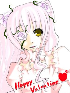 Rating: Safe Score: 0 Tags: 1girl flower frills hair_flower hair_ornament image kirakishou long_hair looking_at_viewer pink_hair rose solo upper_body yellow_eyes User: admin