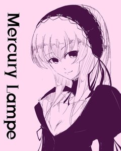 Rating: Safe Score: 0 Tags: 1girl character_name closed_mouth dress eyebrows_visible_through_hair image long_hair long_sleeves looking_at_viewer monochrome pink_background purple_theme ribbon simple_background smile solo suigintou upper_body User: admin