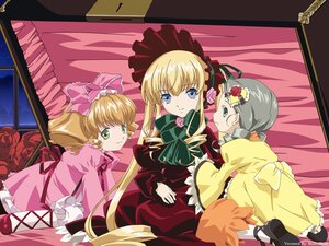 Rating: Safe Score: 0 Tags: 3girls ankle_ribbon black_footwear blonde_hair blue_eyes bow bowtie curtains dress drill_hair flower green_eyes hair_bow hat hina_ichigo image kanaria long_hair long_sleeves looking_at_viewer mary_janes multiple multiple_girls pink_bow pink_dress ribbon rose shinku shoes sitting smile tagme twin_drills twintails white_legwear User: admin