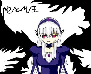 Rating: Safe Score: 0 Tags: 1girl :d black_wings dress flower frills hairband image long_hair long_sleeves looking_at_viewer open_mouth pink_eyes rose simple_background solo suigintou white_background wings User: admin