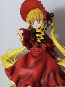 Rating: Safe Score: 0 Tags: 1girl bangs blonde_hair blue_eyes bonnet bow doll dress drill_hair flower frills long_hair long_sleeves looking_at_viewer red_dress shinku simple_background solo standing twintails very_long_hair User: admin